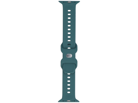 GlacierX Silicone Ribbed Ocean Green strap for Apple Watch 42/44/45/49mm Green