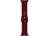 Bracelet pour smartwatch GlacierX Silicone Grooved Burgundy pour Apple Watch 42/44/45/49mm Bourgogne