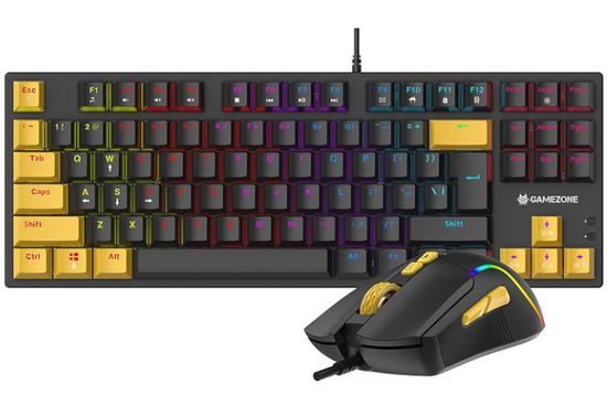 Tracer GAMEZONE HORNET87 USB mechanical keyboard and mouse set