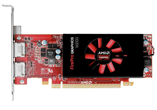 Відеокарта AMD FirePRO W2100 2GB DDR3 Високий Профіль