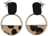 Black Hoop Earrings