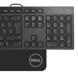 NOVÁ KLÁVESNICE DELL QUIETKEY KB216-BK-DAN ČERNÁ QWERTY 0XWMC3 OEM