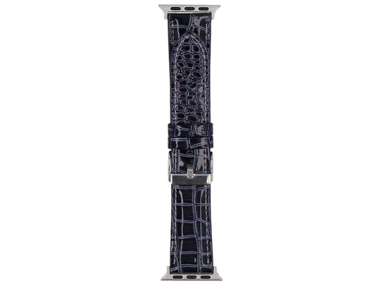 Nuevo strap GlacierX Glossy Leather Midnight Blue para Apple Watch 38/40/41mm Púrpura Ultramarino