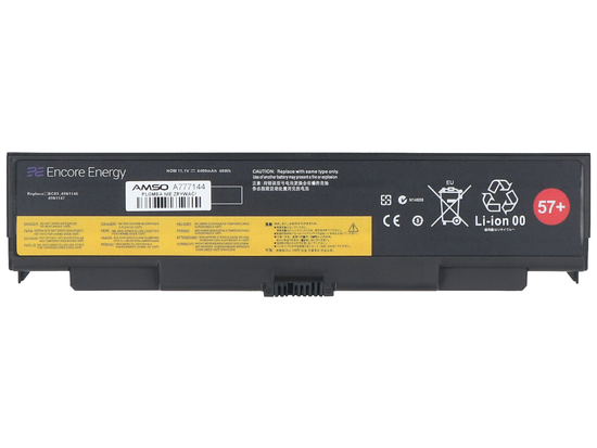 Батарея Encore Energy для Lenovo ThinkPad L440 L540 T440p T540p W540 W541 48Wh 10.8V 4400mAh 45N1147