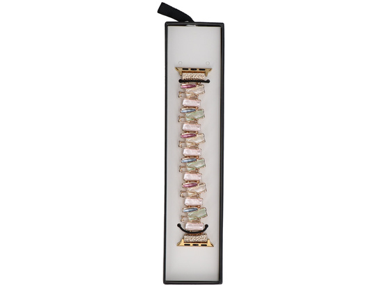 Нова браслет для смарт-годинника GlacierX Gleam Crystals Stretch Bracelet Cotton Candy для Apple Watch 38/40/41mm багатоколірний.