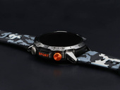 New Smartwatch GlacierX Tactical Black Camo + Protective film