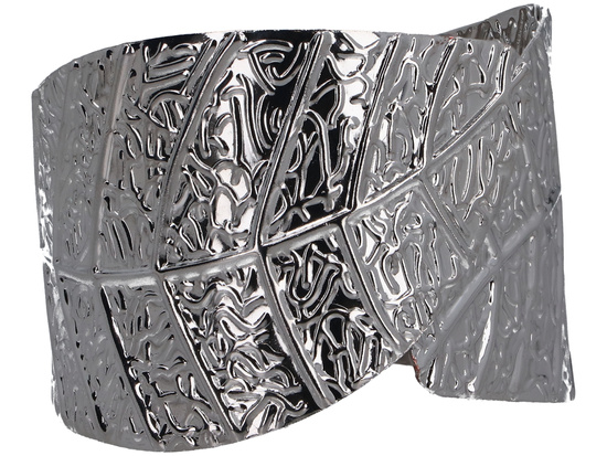 Bracciale a manica Botanica Argento