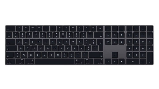 Оригінал Apple Нова клавіатура Magic Keyboard Цифрова клавіатура темно-сіра французька A1843