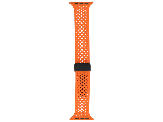 Neues Armband für die Smartwatch GlacierX Silicone Air Dot Magnetic Vibrant Orange für die Apple Watch 42/44/45/49mm Orange