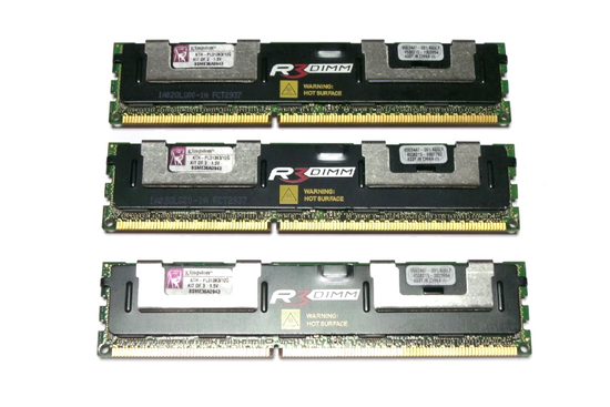 Комплект оперативної пам'яті Kingston 12GB DDR3 1333MHz PC3-10600R ECC REG KTH-PL313K3/12G