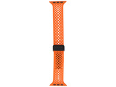 Nouvelle sangle pour smartwatch GlacierX Silicone Air Dot Magnetic Vibrant Orange pour Apple Watch 42/44/45/49mm Orange