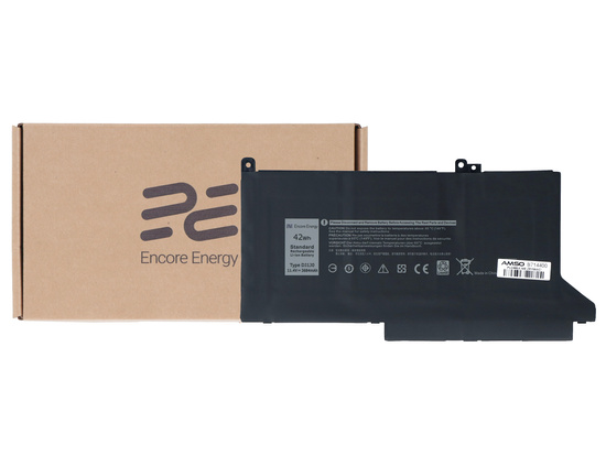 Batterie neuve Encore Energy pour Dell Latitude 7280 7290 7380 7390 7480 7490 42Wh 11.4V 3684mAh DJ1J0