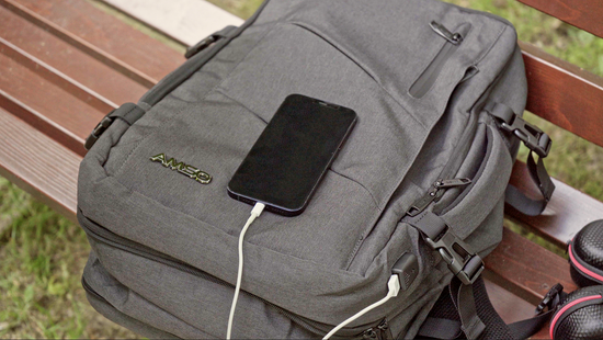 Neuer 15,6" Laptop-Rucksack AMSO TUNG Groß, geräumig, wasserdicht KLB220105