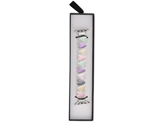 Nouvelle bracelet pour smartwatch GlacierX Gleam Sweetheart Stretch Bracelet Ice Candy pour Apple Watch 38/40/41mm Multicolore