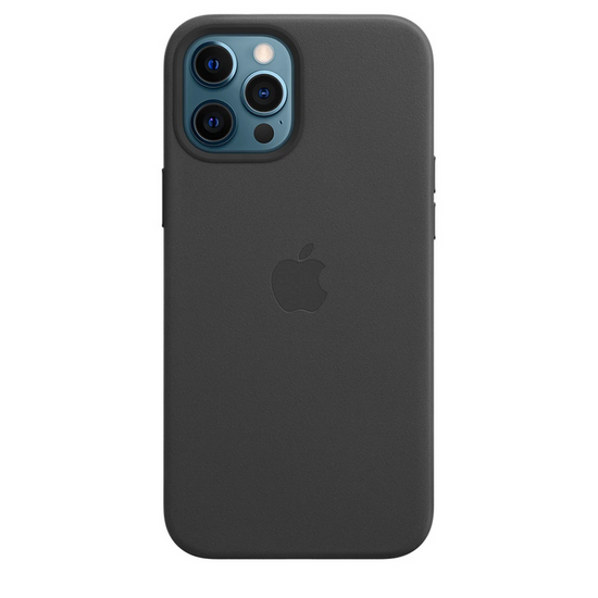 Originální kožené pouzdro Apple iPhone 12 Pro Max černé