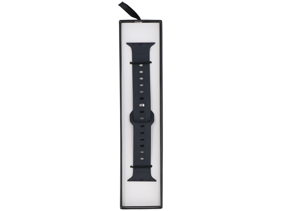 GlacierX Silicone Wave Anthracite Grey strap for Apple Watch 42/44/45/49mm Anthracite