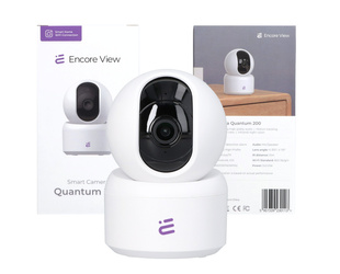 Nueva cámara doméstica inteligente WiFi PTZ 4Mpx SHD 3x Zoom visión nocturna IR USB-C Encore View Quantum 200