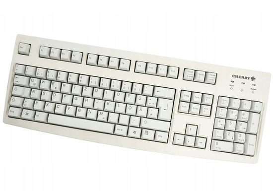 Cherry RS 6000 USB Keyboard White + Stickers