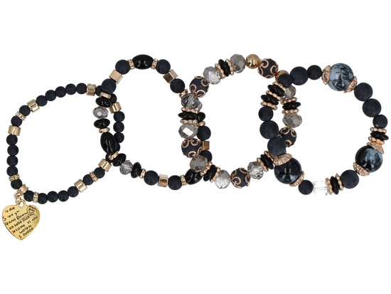 Браслети Charms Чорні