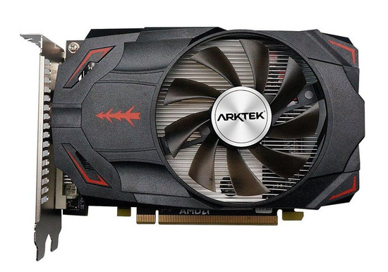 Neu Arktek Radeon RX 550 4GB GDDR5 High Profile Grafikkarte