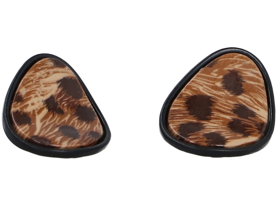Brown Panther Earrings