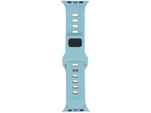 Nuovo cinturino per smartwatch GlacierX Silicone Retro Future Aero Sand per Apple Watch 42/44/45/49mm Beige-Blu.
