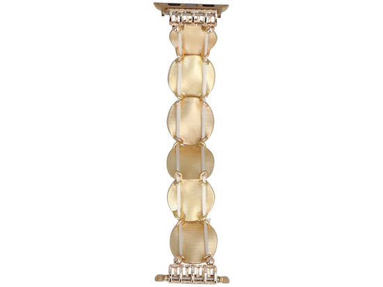 Nuovo bracciale per smartwatch GlacierX Molten Waves Stretch Bracelet Gold Gleam per Apple Watch 38/40/41mm Oro