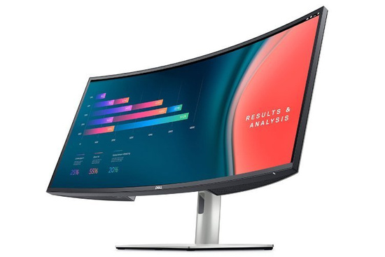 Новий монітор Dell P3421W 34'' LED 3440x1440 IPS HDMI DisplayPort Curved BOX з вигнутим екраном