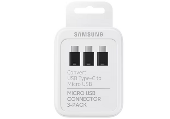 Adaptér Samsung EE-GN930 USB Typ-C - Micro-USB Černý