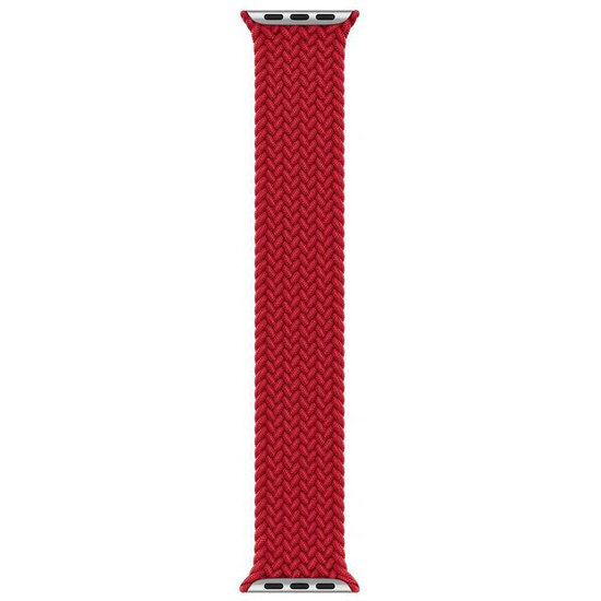 Oryginalny Pasek Apple Braided Solo Loop 44mm Red Size 4