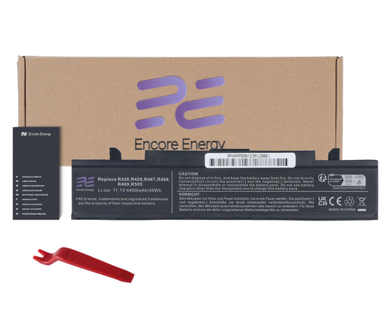 New Encore Energy battery for Samsung R428 R429 R467 R468 R469 R505 49Wh 11.1V 4400mAh AA-PB9NC6B