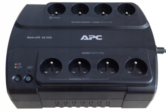 APC Back-UPS ES 550 Uninterruptible Power Supply BE550G-GR