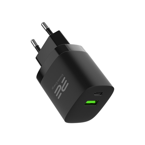 Нова мережна зарядка Encore Energy PD 3.0 Quick Charge 4.0 USB-A USB-C 30W MD-3083R + Адаптер Samsung Micro USB на USB-C
