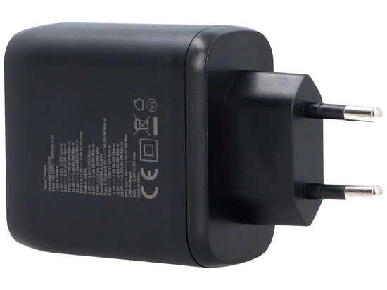 Neue GaN 65W USB-A + USB-C QC PD Netzladegerät Encore Energy MD-65C4329