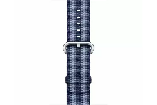 Original Apple Watch Woven Nylon Midnight Blue 38mm Strap in sealed package