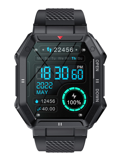 Nuovo Smartwatch GlacierX Trail Black GX-TC55