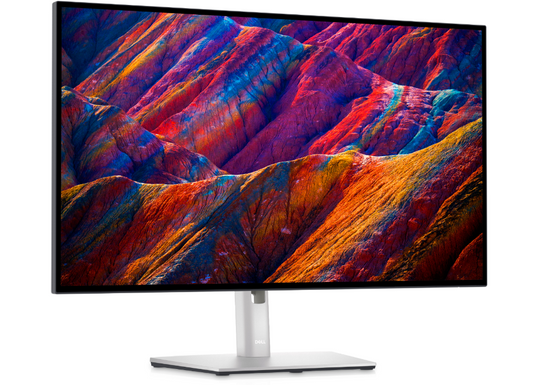 Dell U2723QE 27" LED 3840x2160 IPS монітор HDMI DisplayPort HDMI USB 3.0 сріблястий