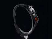 Neuer Smartwatch GlacierX Lunar Black + Stahlarmband + Schutzfolie