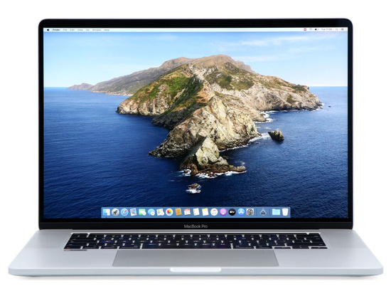 Apple MacBook Pro A2141 Stříbrný 2019 i7-9750H 16GB 512GB SSD 3072x1920 Radeon Pro 5300M Třída A MacOS Big Sur QWERTY PL
