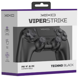 Bezdrátový herní ovladač YAXO VIPER STRIKE pro PS4, PC ČERNÝ