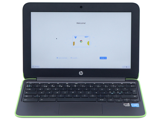 HP Chromebook 11 G4 GREEN Intel Celeron N2840 4GB 16GB Flash 1366x768 Třída A ChromeOS