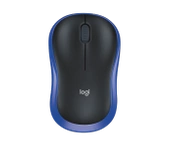 Neue Logitech M185 Drahtlose Schwarz-Blau NANO USB Maus