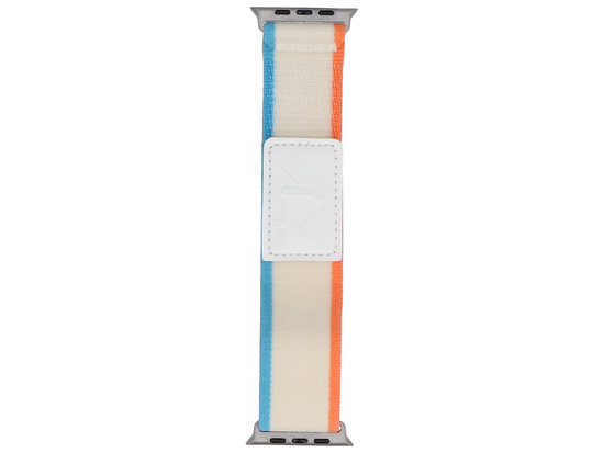 Nueva correa GlacierX Nylon&Leather Tropical Cream para Apple Watch 42/44/45/49mm Crema