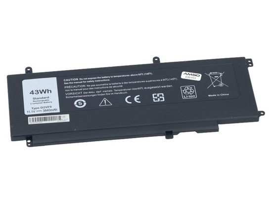 Batería nueva para Dell Inspiron 7547 7548 Vostro 5459 43Wh 11.1V 3840mAh D2VF9