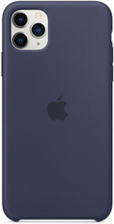 Originale Caso Apple Silicone iPhone 11 Pro Max blu notte