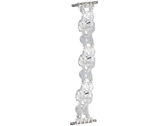 Nový náramek na smartwatch GlacierX Gleam Ruffle Stretch Bracelet Charcoal Pearl pro Apple Watch 38/40/41mm Černý