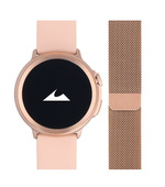 New Smartwatch GlacierX Aura Rose Gold + Mesh Bracelet GX-AR60 BM