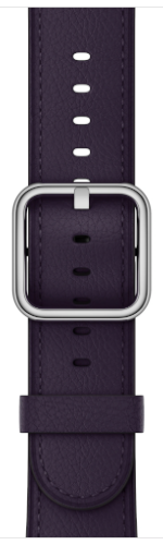 Original Apple Watch Classic Buckle Aubergine 42mm Strap dans un emballage scellé