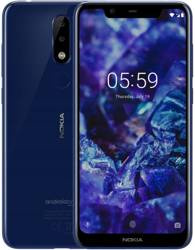 Modello da esposizione Nokia 5.1 Plus TA-1105 3GB 32GB 720x1520 DualSim LTE Blu Android