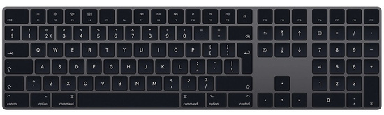 Nové Originál Apple Magic Keyboard Numeric Keypad Dutch Space Gray A1843 